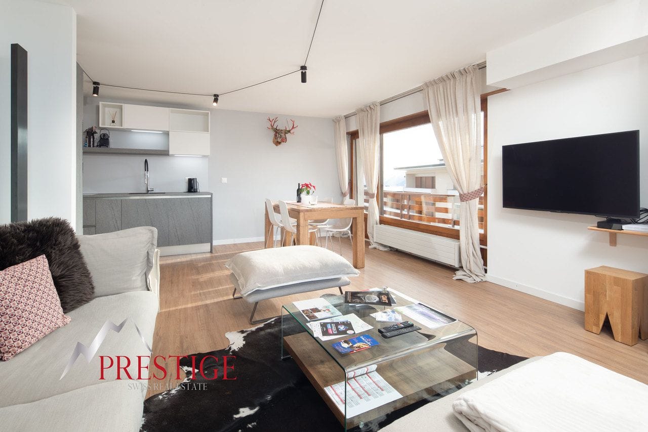 Appartement  de 5 pces à louer à la semaine au centre de Crans-Montana — photo 3