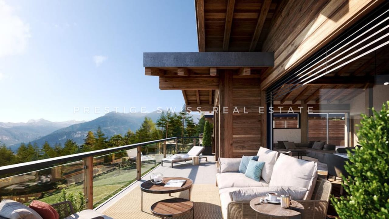 Chalets d'exception à quelques minutes de Crans-Montana à Bluche — photo 5