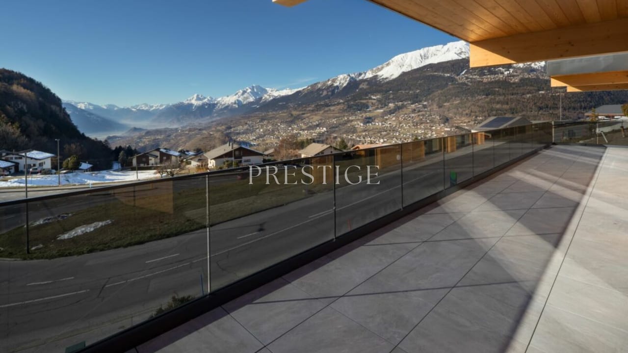 Chalet "Pra Derri 1"d'exception à Lens : Luxe, Modernité et Panorama Alpin — photo 6