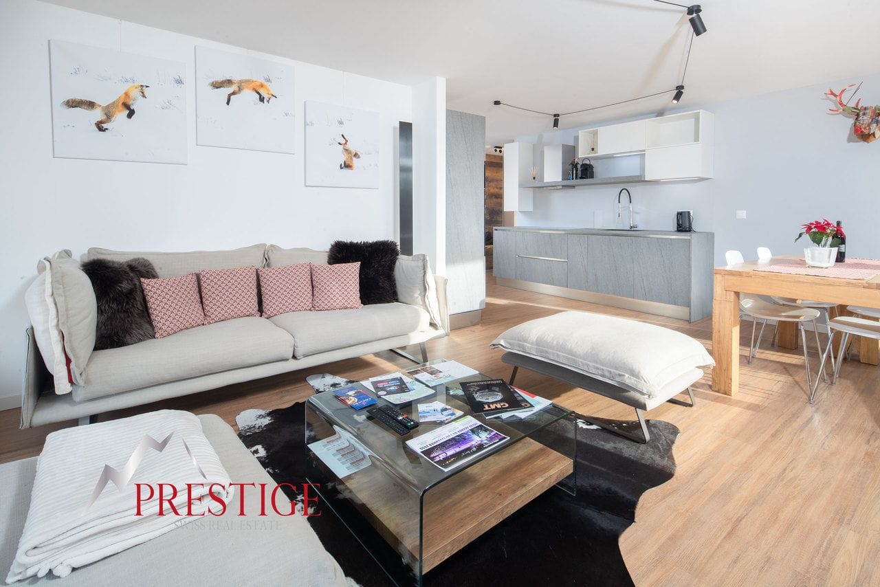 Appartement  de 5 pces à louer à la semaine au centre de Crans-Montana — photo 2