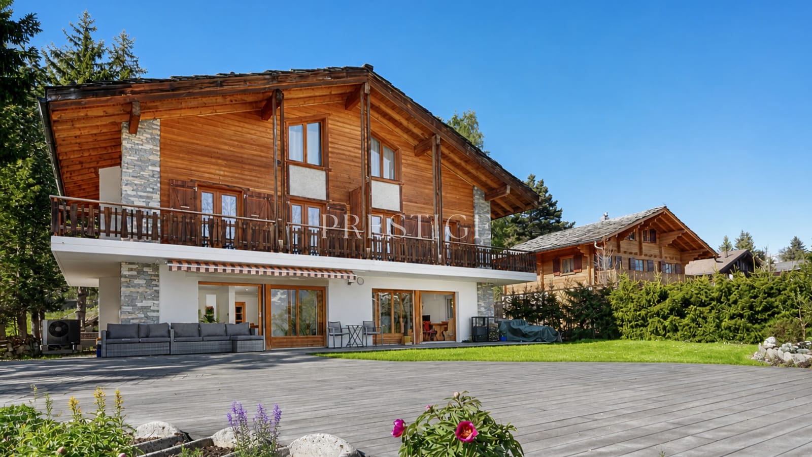 Chalet d’exception avec SPA – Vue panoramique & grand terrain à Arbaz