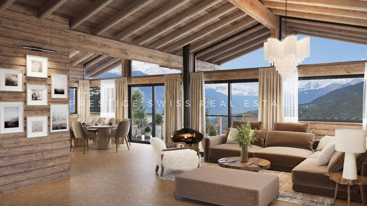 Chalets d'exception à quelques minutes de Crans-Montana à Bluche — photo 3