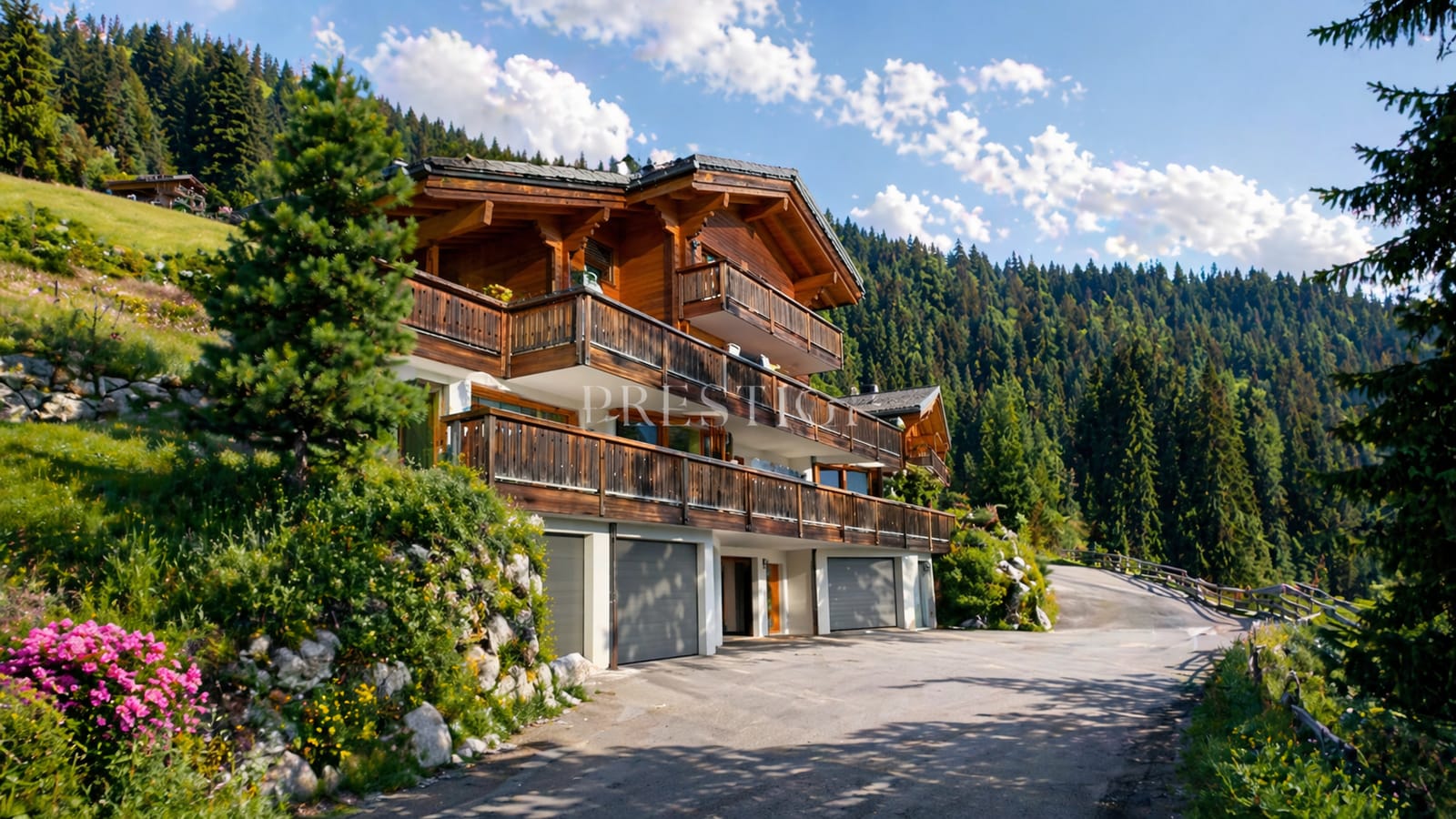 Chalet familial de standing à Anzère - Discretion, luxe, spa & ascenseur