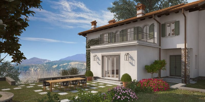 Villa avec dépendance complétement rénovée avec vue sur le lago Maggiore